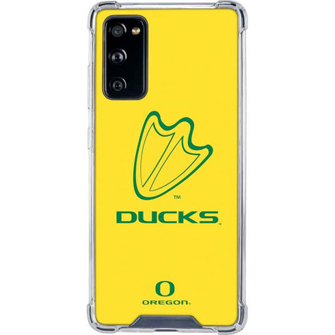 University of Oregon Ducks Logo Galaxy S20 FE Clear Case