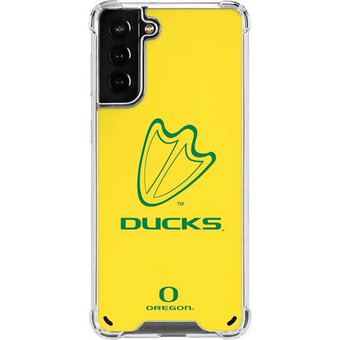 University of Oregon Ducks Logo Galaxy S21 Plus 5G Clear Case