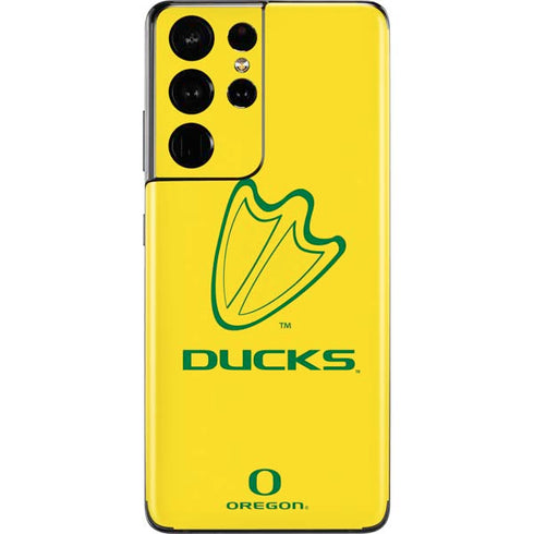 University of Oregon Ducks Logo Galaxy S21 Ultra 5G Skin