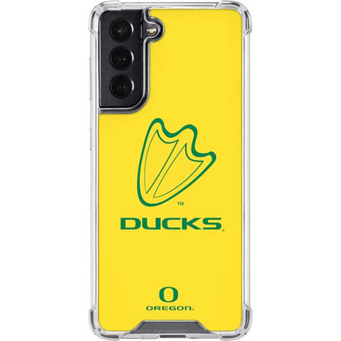 University of Oregon Ducks Logo Galaxy S22 Clear Case