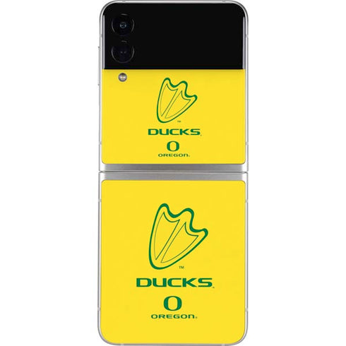 University of Oregon Ducks Logo Galaxy Z Flip3 5G Skin