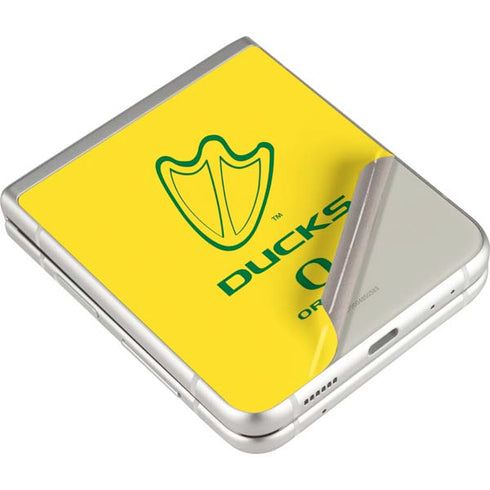 University of Oregon Ducks Logo Galaxy Z Flip3 5G Skin