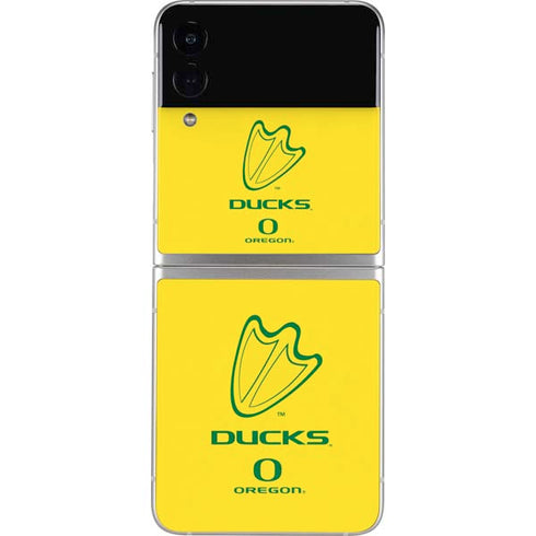 University of Oregon Ducks Logo Galaxy Z Flip4 5G Skin