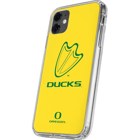 University of Oregon Ducks Logo iPhone 11 Clear Case