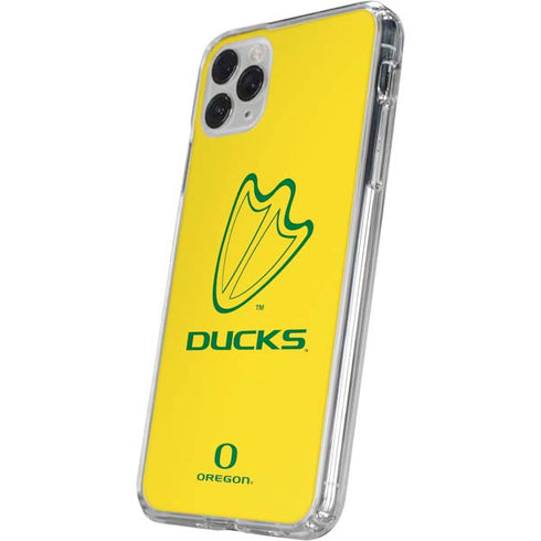 University of Oregon Ducks Logo iPhone 11 Pro Clear Case