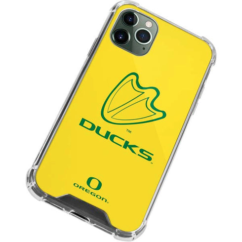 University of Oregon Ducks Logo iPhone 11 Pro Max Clear Case