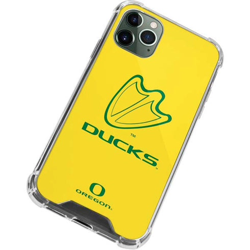 University of Oregon Ducks Logo iPhone 12 Pro Clear Case