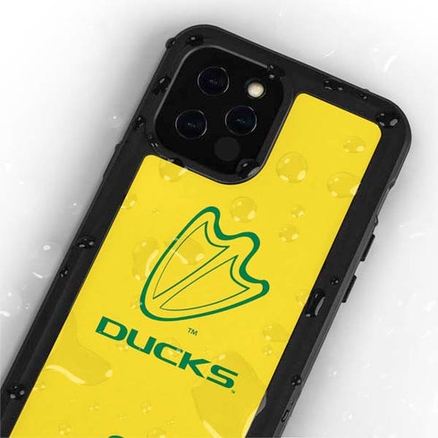 University of Oregon Ducks Logo iPhone 12 Pro Waterproof Case