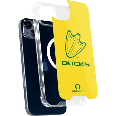 University of Oregon Ducks Logo iPhone 15 Plus MagSafe Case
