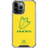 University of Oregon Ducks Logo iPhone 15 Pro Max Clear Case
