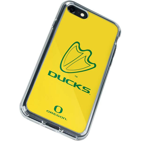 University of Oregon Ducks Logo iPhone SE (2nd & 3rd Gen) Clear Case