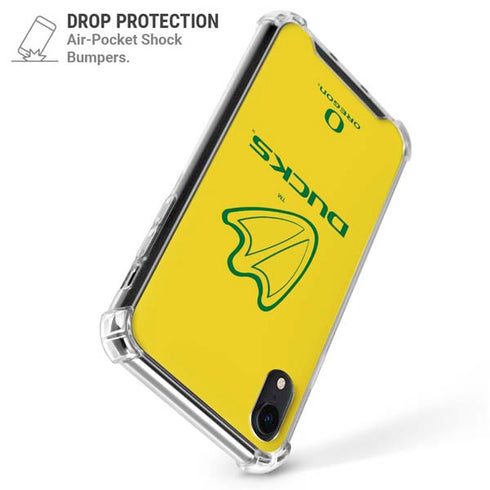 University of Oregon Ducks Logo iPhone XR Clear Case