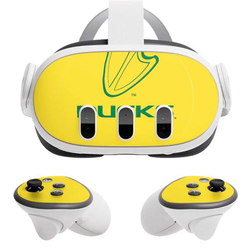University of Oregon Ducks Logo Meta Quest 3 Skin