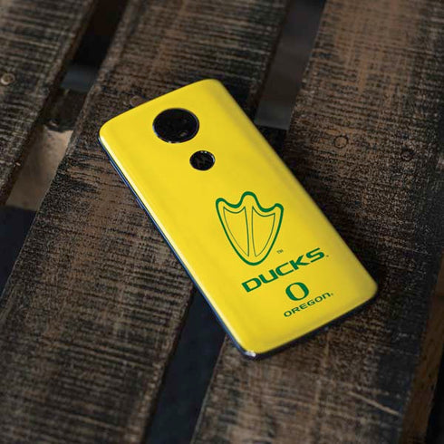 University of Oregon Ducks Logo Moto E5 Plus Skin