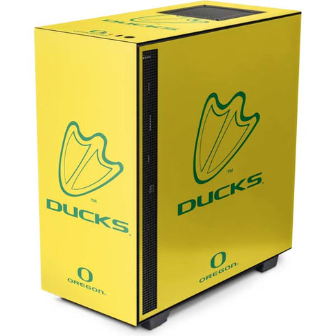 University of Oregon Ducks Logo NZXT H510 Compact ATX Mid-Tower Case Skin