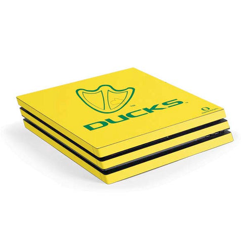 University of Oregon Ducks Logo PS4 Pro Console Skin