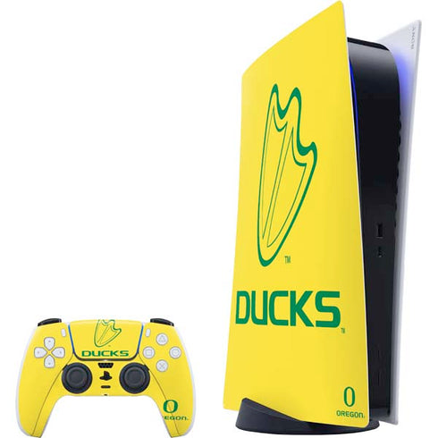 University of Oregon Ducks Logo PS5 Digital Edition Bundle Skin