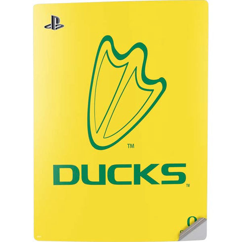 University of Oregon Ducks Logo PS5 Digital Edition Console Skin