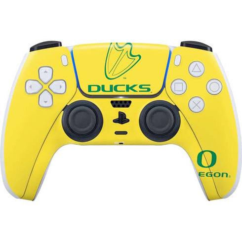 University of Oregon Ducks Logo PS5 Controller Skin