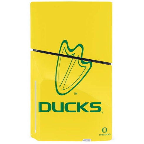 University of Oregon Ducks Logo PS5 Slim Disk Bundle Skin