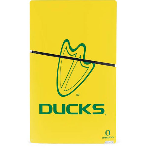 University of Oregon Ducks Logo PS5 Slim Digital Edition Console Skin
