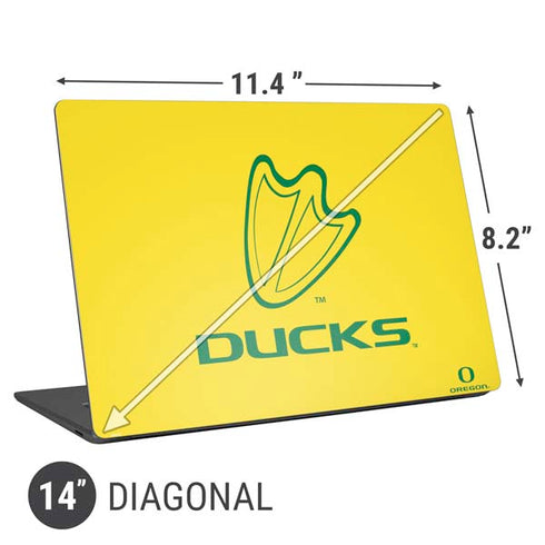University of Oregon Ducks Logo Universal Laptop 14in (11.4 x 8.2in) Skin