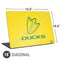 University of Oregon Ducks Logo Universal Laptop 18in (14.6 x 10.6in) Skin