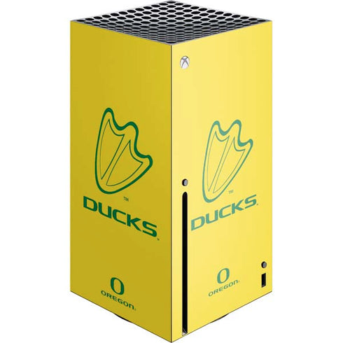 University of Oregon Ducks Logo Xbox Series X Console Skin