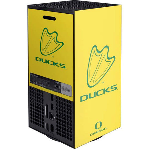 University of Oregon Ducks Logo Xbox Series X Console Skin