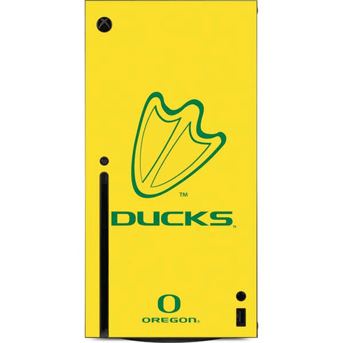 University of Oregon Ducks Logo Xbox Series X Console Skin