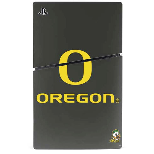 University of Oregon Ducks PS5 Slim Digital Edition Bundle Skin