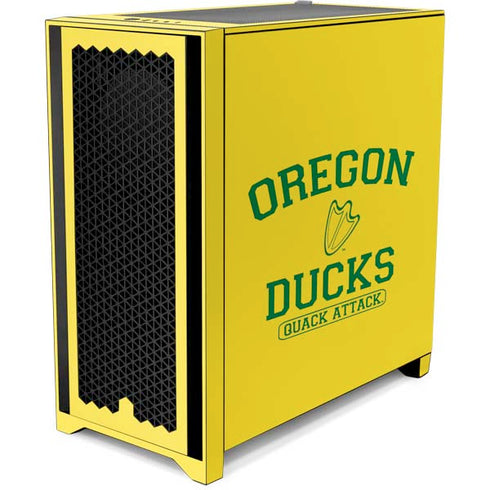 University of Oregon Ducks Quack Attack Corsair 4000D Tempered Glass Mid-Tower ATX Case Skin