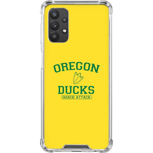 University of Oregon Ducks Quack Attack Galaxy A32 5G Clear Case