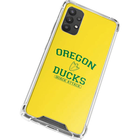 University of Oregon Ducks Quack Attack Galaxy A32 5G Clear Case