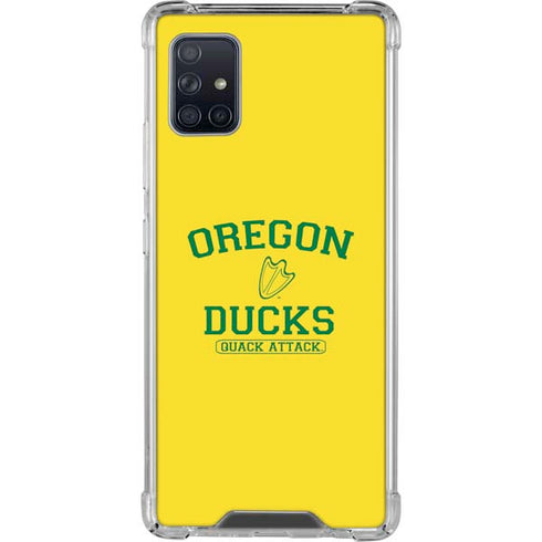University of Oregon Ducks Quack Attack Galaxy A51 5G Clear Case