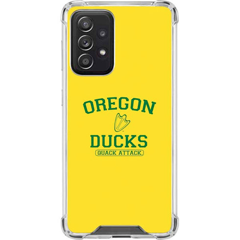 University of Oregon Ducks Quack Attack Galaxy A52 5G Clear Case