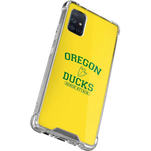 University of Oregon Ducks Quack Attack Galaxy A71 5G Clear Case
