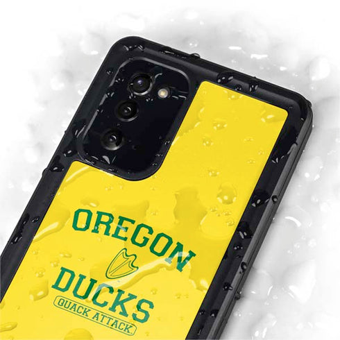 University of Oregon Ducks Quack Attack Galaxy Note20 5G Waterproof Case