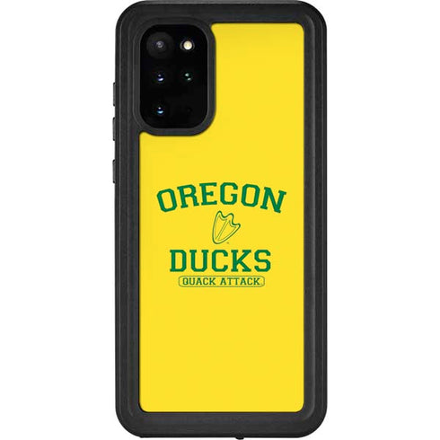 University of Oregon Ducks Quack Attack Galaxy S20 Plus Waterproof Case