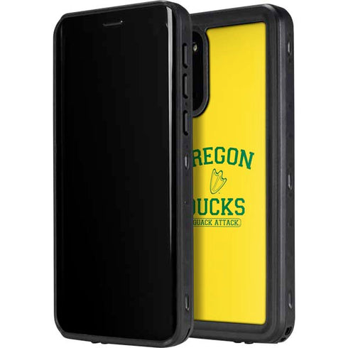 University of Oregon Ducks Quack Attack Galaxy S20 Waterproof Case