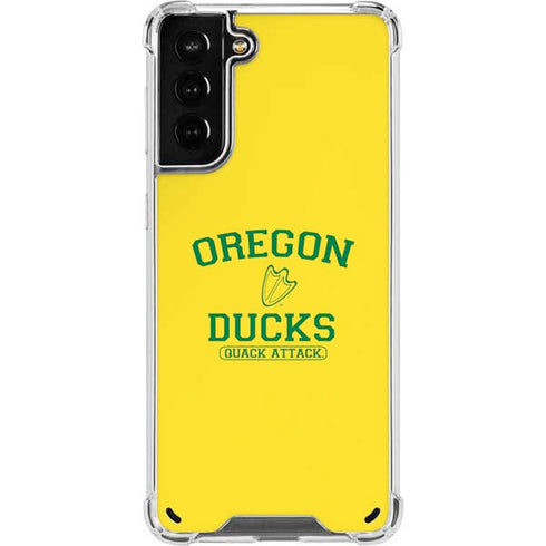 University of Oregon Ducks Quack Attack Galaxy S21 Plus 5G Clear Case