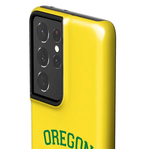 University of Oregon Ducks Quack Attack Galaxy S21 Ultra 5G Pro Case