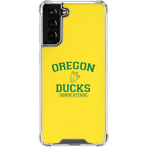 University of Oregon Ducks Quack Attack Galaxy S22 Plus Clear Case