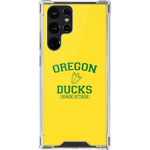 University of Oregon Ducks Quack Attack Galaxy S22 Ultra Clear Case
