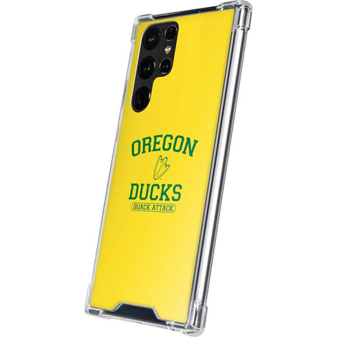 University of Oregon Ducks Quack Attack Galaxy S22 Ultra Clear Case
