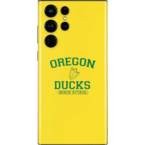 University of Oregon Ducks Quack Attack Galaxy S22 Ultra Skin