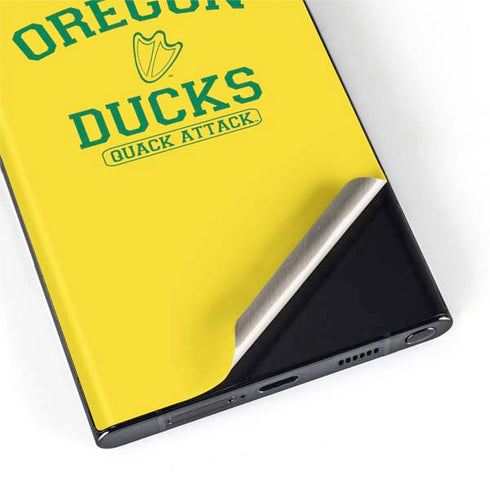 University of Oregon Ducks Quack Attack Galaxy S22 Ultra Skin