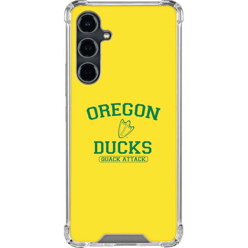 University of Oregon Ducks Quack Attack Galaxy S23 FE Clear Case