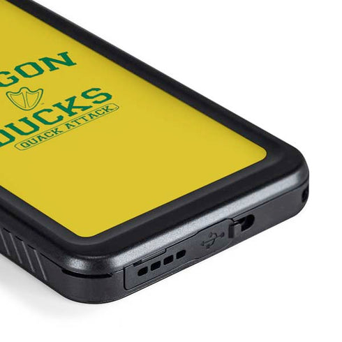 University of Oregon Ducks Quack Attack Galaxy S23 Waterproof Case