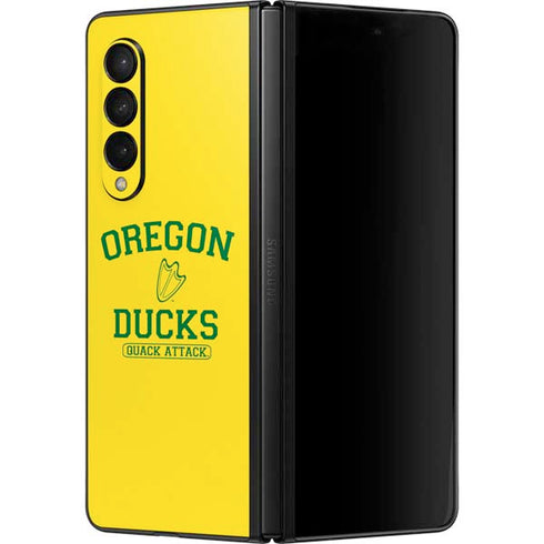 University of Oregon Ducks Quack Attack Galaxy Z Fold3 5G Skin